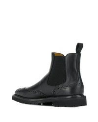 schwarze Chelsea Boots aus Leder von Scarosso