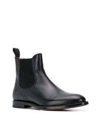 schwarze Chelsea Boots aus Leder von Scarosso