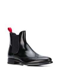 schwarze Chelsea Boots aus Leder von Scarosso