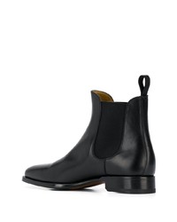 schwarze Chelsea Boots aus Leder von Scarosso