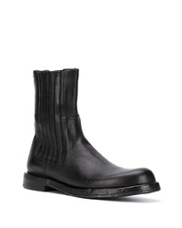 schwarze Chelsea Boots aus Leder von Dolce & Gabbana