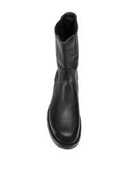 schwarze Chelsea Boots aus Leder von Dolce & Gabbana