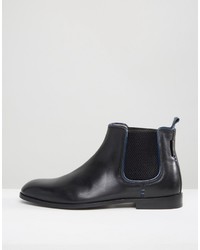 schwarze Chelsea Boots aus Leder von Ben Sherman