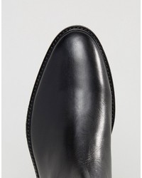 schwarze Chelsea Boots aus Leder von Dune