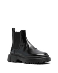 schwarze Chelsea Boots aus Leder von Hogan