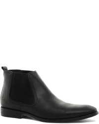 schwarze Chelsea Boots aus Leder