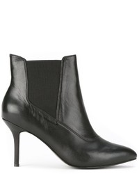 schwarze Chelsea Boots aus Leder