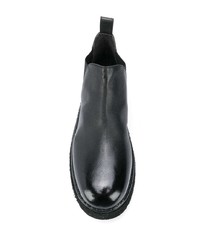 schwarze Chelsea Boots aus Leder von Marsèll