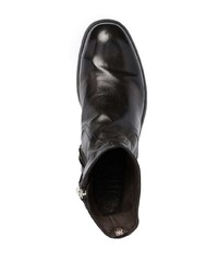 schwarze Chelsea Boots aus Leder von Officine Creative