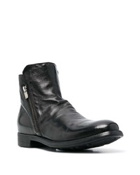 schwarze Chelsea Boots aus Leder von Officine Creative