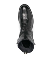 schwarze Chelsea Boots aus Leder von Officine Creative