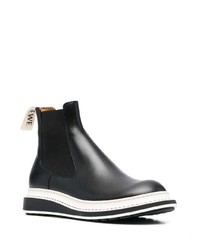 schwarze Chelsea Boots aus Leder von Loewe