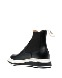 schwarze Chelsea Boots aus Leder von Loewe