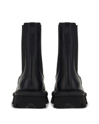 schwarze Chelsea Boots aus Leder von Ferragamo