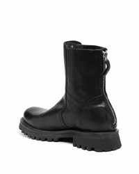 schwarze Chelsea Boots aus Leder von Moma