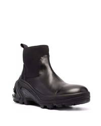 schwarze Chelsea Boots aus Leder von 1017 Alyx 9Sm