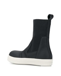 schwarze Chelsea Boots aus Leder von Rick Owens DRKSHDW