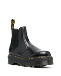 schwarze Chelsea Boots aus Leder von Dr. Martens