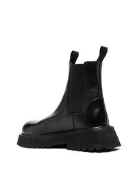 schwarze Chelsea Boots aus Leder von Marsèll