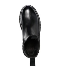 schwarze Chelsea Boots aus Leder von Marsèll