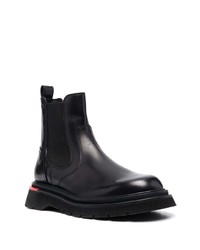 schwarze Chelsea Boots aus Leder von DSQUARED2