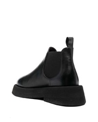 schwarze Chelsea Boots aus Leder von Marsèll