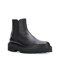 schwarze Chelsea Boots aus Leder von Neil Barrett