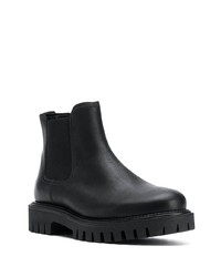 schwarze Chelsea Boots aus Leder von Tommy Hilfiger