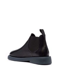 schwarze Chelsea Boots aus Leder von Marsèll