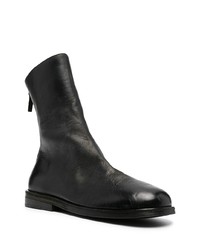 schwarze Chelsea Boots aus Leder von Marsèll