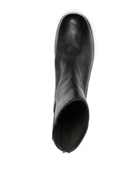 schwarze Chelsea Boots aus Leder von Marsèll