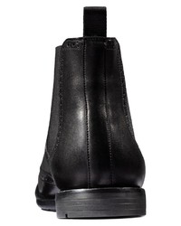 schwarze Chelsea Boots aus Leder von Clarks