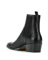 schwarze Chelsea Boots aus Leder von Givenchy