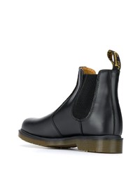 schwarze Chelsea Boots aus Leder von Dr. Martens