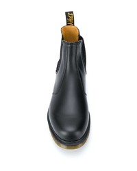 schwarze Chelsea Boots aus Leder von Dr. Martens