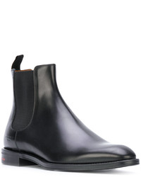 schwarze Chelsea Boots aus Leder von Givenchy