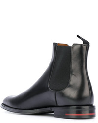 schwarze Chelsea Boots aus Leder von Givenchy