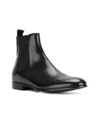 schwarze Chelsea Boots aus Leder von Gianvito Rossi