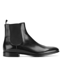 schwarze Chelsea Boots aus Leder von Gianvito Rossi