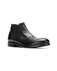 schwarze Chelsea Boots aus Leder von Leqarant