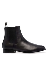 schwarze Chelsea Boots aus Leder von Coach