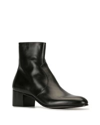 schwarze Chelsea Boots aus Leder von Saint Laurent