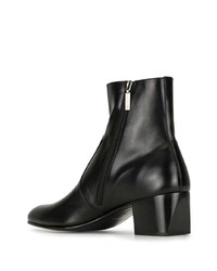 schwarze Chelsea Boots aus Leder von Saint Laurent