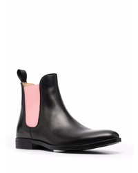 schwarze Chelsea Boots aus Leder von Scarosso