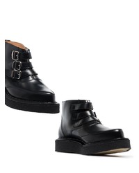 schwarze Chelsea Boots aus Leder von Comme Des Garcons Homme Plus