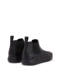 schwarze Chelsea Boots aus Leder von Giuseppe Zanotti