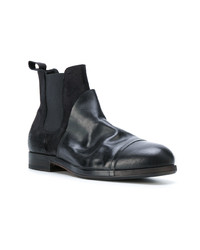 schwarze Chelsea Boots aus Leder von Ink