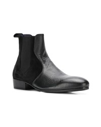 schwarze Chelsea Boots aus Leder von Leqarant