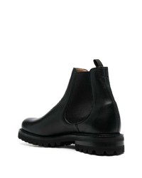 schwarze Chelsea Boots aus Leder von Church's