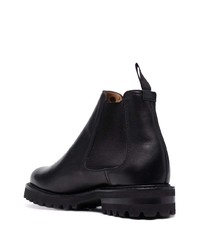 schwarze Chelsea Boots aus Leder von Church's